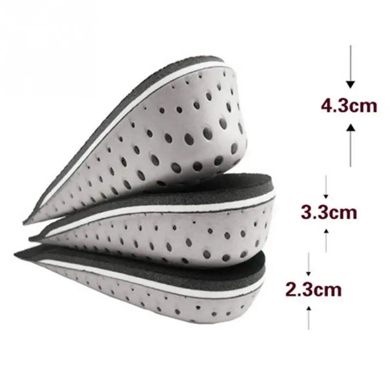 

insoles Unisex Increasing Orthotics Half Insole Pad Height Cushion Taller Male Female Footwear Shoes Height Cushion Taller