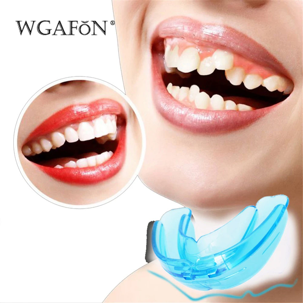 

WGAFON 1Pcs Soft Orthodontic Brace Buck Teeth Retainers Boxing Tooth Protector Dental Mouthpieces Orthodontic Appliance Trainer