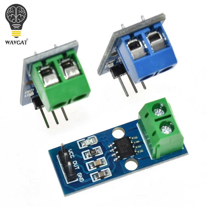 Модуль датчика тока Холла WAVGAT горячая Распродажа ACS712 5A 20A 30A модуль для Arduino 20A|hot