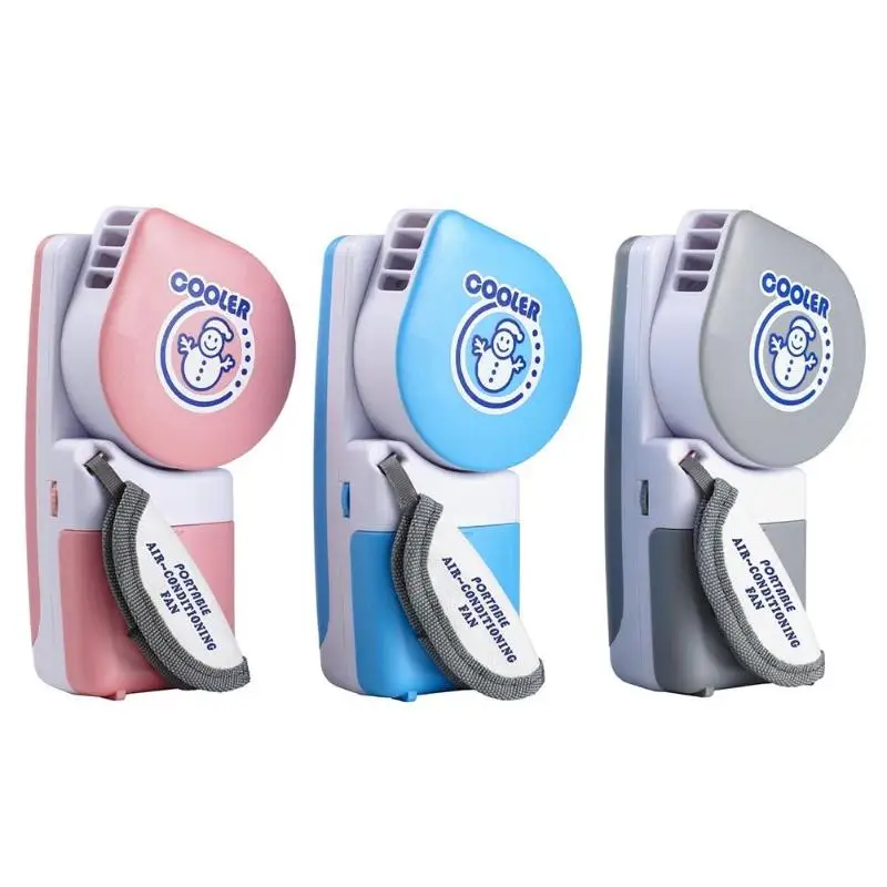 

Mini USB Bladeless Fan Electric Air Condition Cooler Fan Snowman Design Battery Operated Handheld Cooling Fan for Home Office