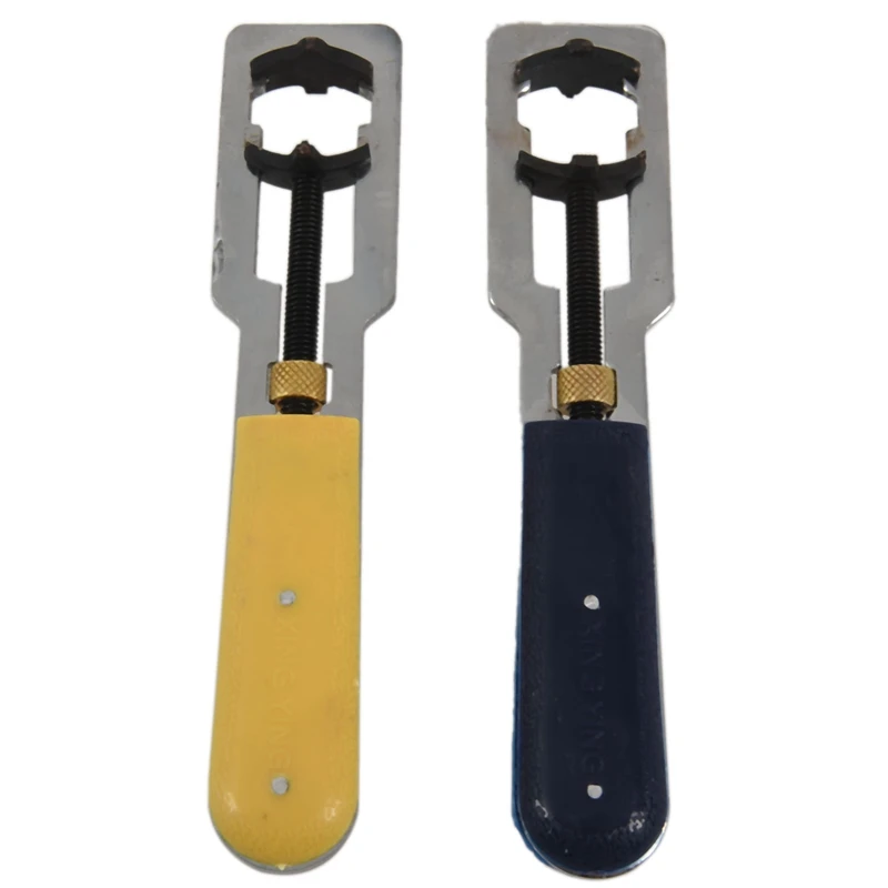 

2pcs/Set Watch Back Case Cover Opener Remover Wrench Repair Tool For ROLEX Yellow+blue