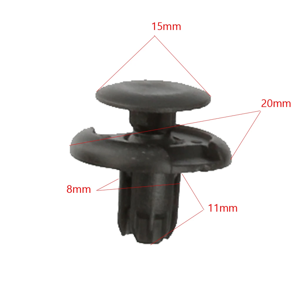 Nylon Door Trim Panel Retainers Fasteners Clips for Honda 91501-S04-003 Pack of 30