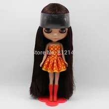 Темно-коричневые длинные волосы голая кукла загар кожи завод кукла подходит для DIY Изменить BJD игрушка для Обувь для девочек