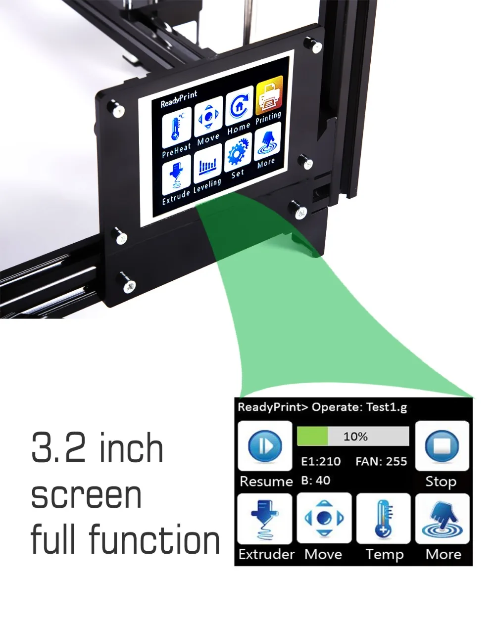 В немецкий Flsun I3 DIY 3d принтер комплект Большая площадь печати 300*300*420 мм открытая сборка алюминия