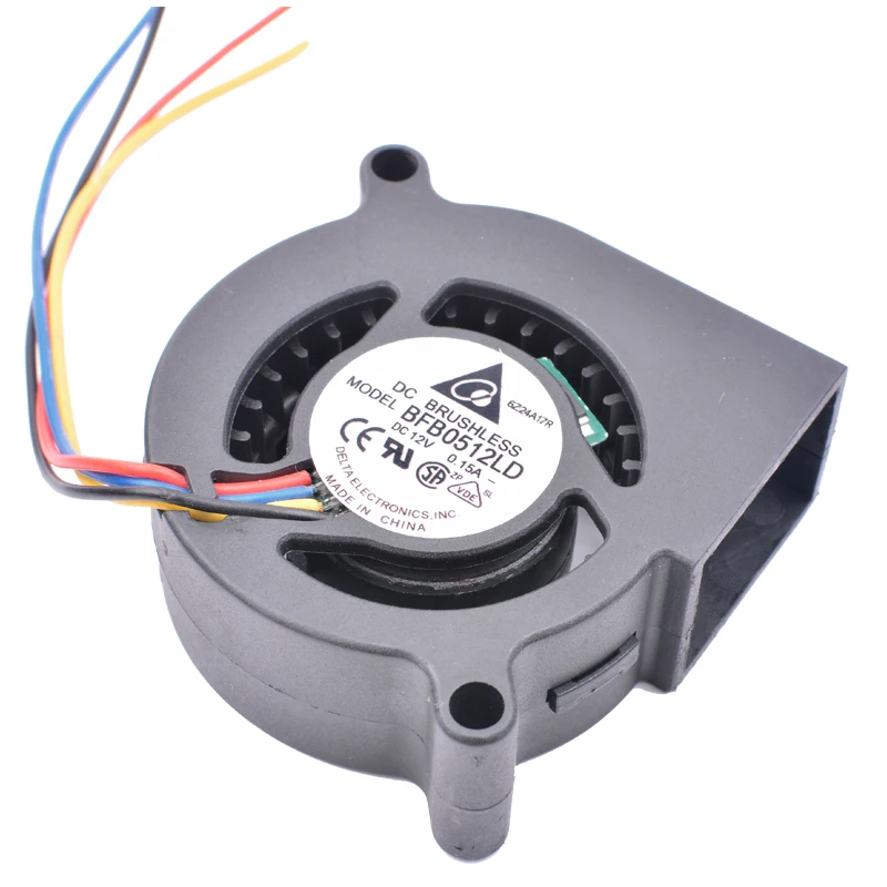 Ventilador de Refrigeração Turbo Projetor Original Bfb0512ld 5cm 5020 50x50x20 mm 12v 0.15a Linhas Linhas Linhas Pwm - Imagem 2
