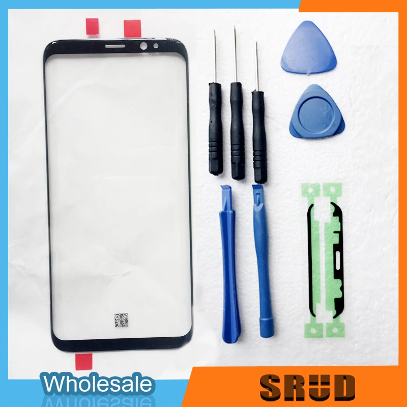

Original Guaranteed Outer Glass For Samsung Galaxy S8 G950 S8 Plus G955 Note 8 N950 Outer Glass +Frame Sticker + Repair Tool