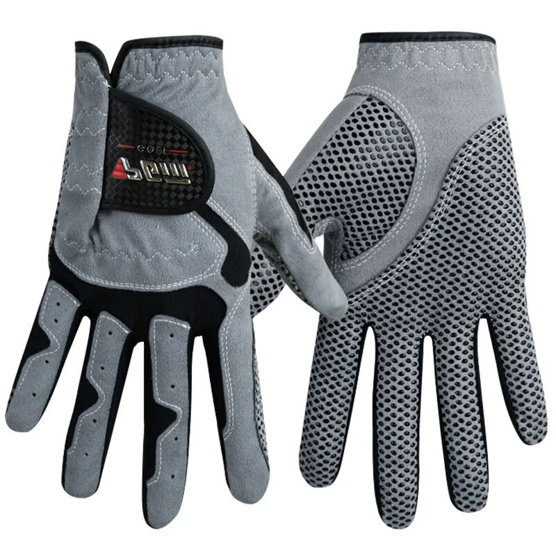

Men's Golf Glove Micro Fiber Soft Left Hand Anti-skidding Non Slip Particles Breathable Golf Glove ST017