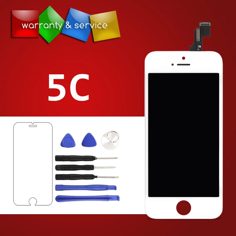Горячая продажа 1 шт. для Shenchao No dead pixel pantalla iphone 5C ЖК дисплей сенсорный экран