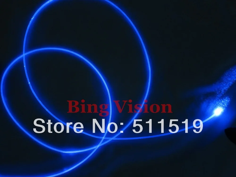 

1.5mm solid core side glow optic fiber 200m pack , for fiber optic lighting