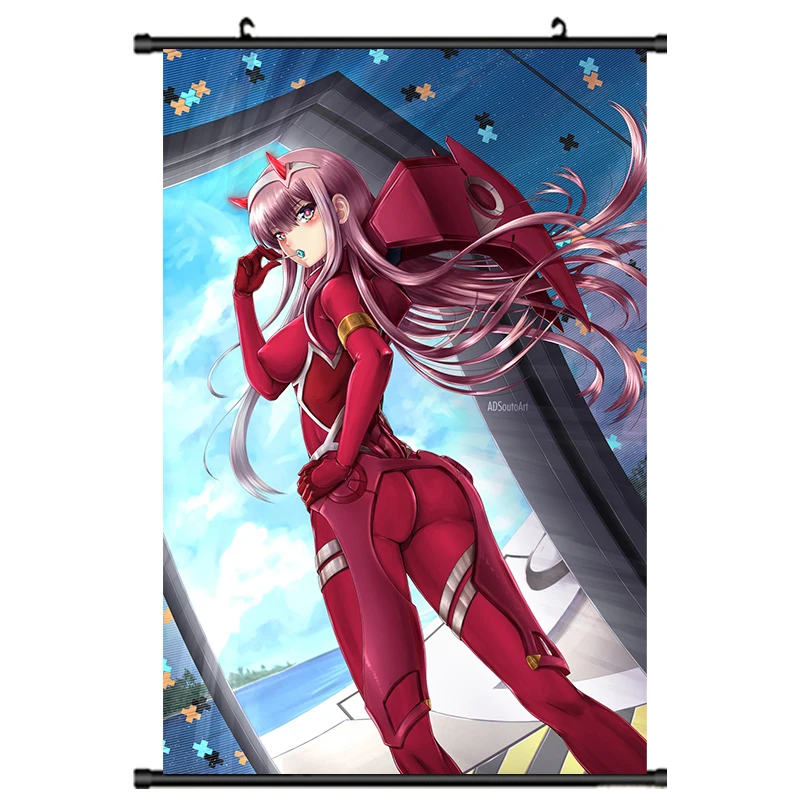 DARLLING in the FRANXX Zero Two Ichigo японского аниме домашний Декор стены прокрутки плакат 40x60 см детские подарки