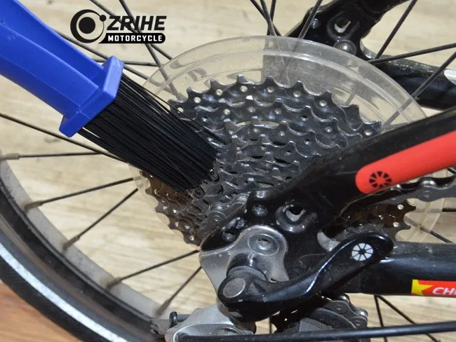 Motorcycle Bicycle Chain New Clean Brush Gear Grunge Brush Cleaner Outdoor Cleaner Scrubber Tool for honda GSR400 750 HAYABUSA