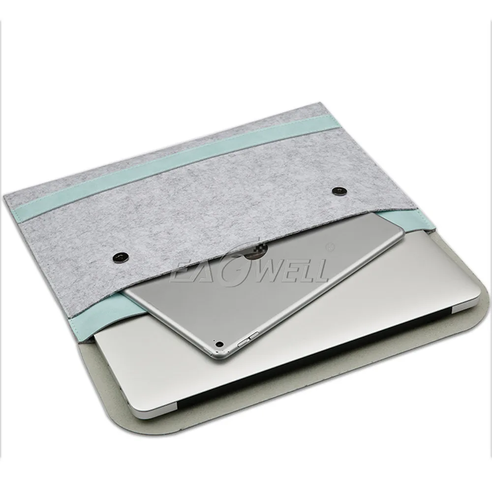 Eagwell, универсальный шерстяной войлок+ чехол для ноутбука из искусственной кожи, сумка для ноутбука 1" 13" 1", сумка для ноутбука macbook air 11