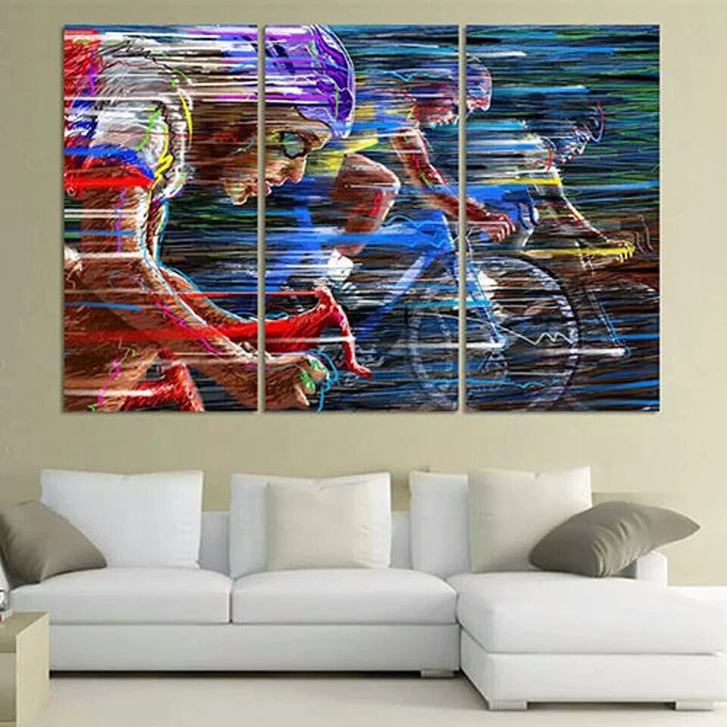 HUGE MODERN ABSTRACT WALL DECOR ART OIL PAINTING ON CANVAS NO FRAMED