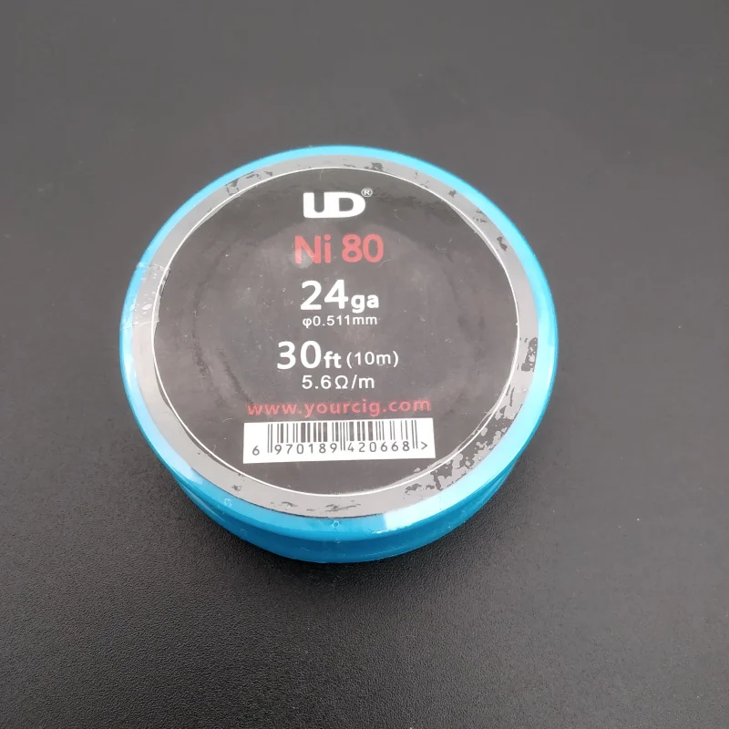 Youde UD проволока 30ft 24ga 26ga 28ga 30ga атомайзер DIY нагревательная катушка Ni80 KA1 SS316 для