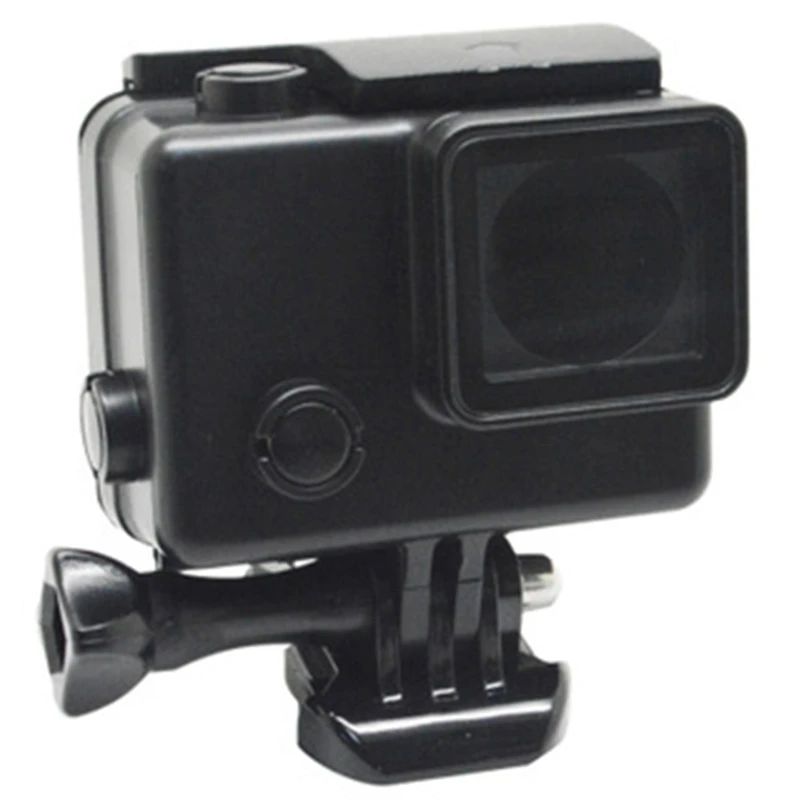 Для Gopro Hero 4 3 + черный Алмазный Водонепроницаемый корпус защитный чехол для