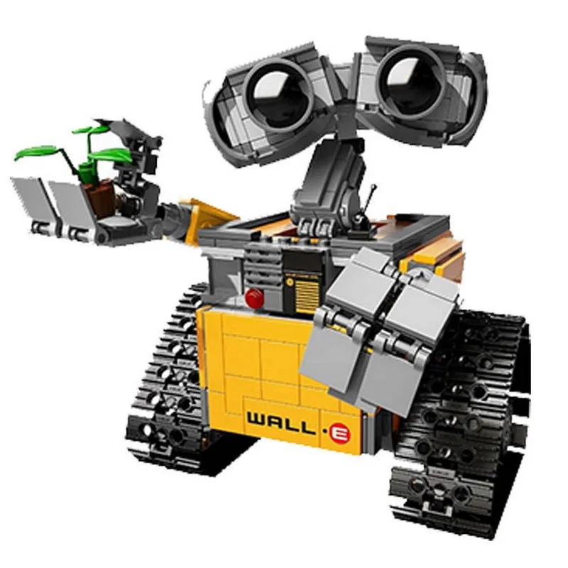 

LEPIN 16003 The Idea Robot WALL E Figure Blocks Educational Construction Building Toys For Children Compatible Legoe Bricks