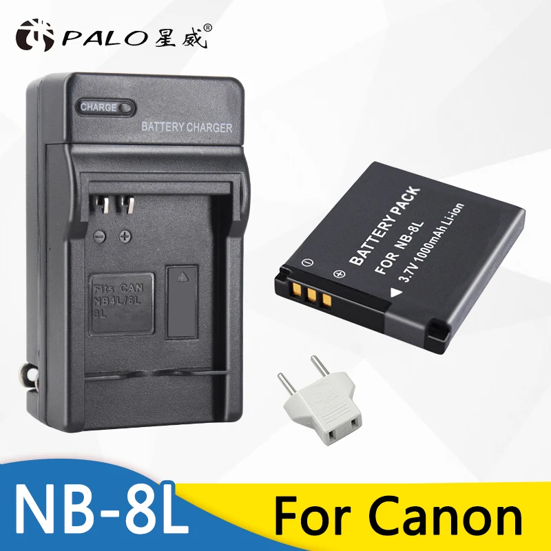 Аккумулятор Горячая Распродажа 1 шт. зарядное устройство NB-8L NB 8L NB8L для камеры Canon