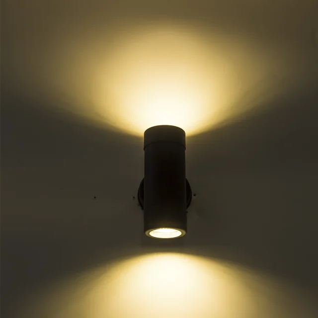 Modern Up Down Led Outdoor Wall Light Onelights Modern Up Down Led Outdoor Wall Light