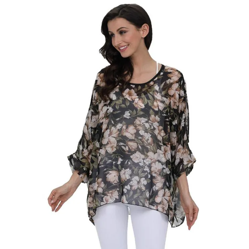 Ladies casual tops and blouses tops size