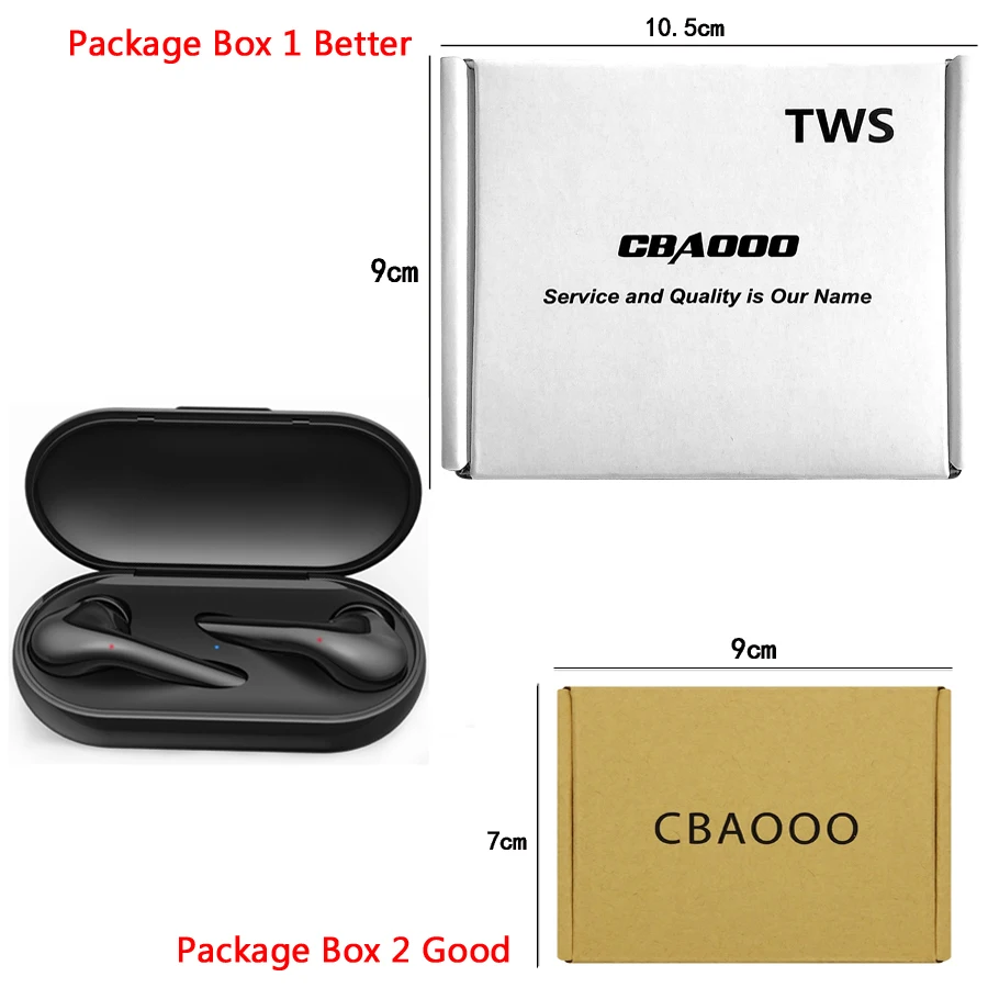 CBAOOO TWS Bluetooth 5,0 наушники IPX5 водонепроницаемые беспроводные басовые наушники спортивные Bluetooth наушники для всех телефонов с микрофоном