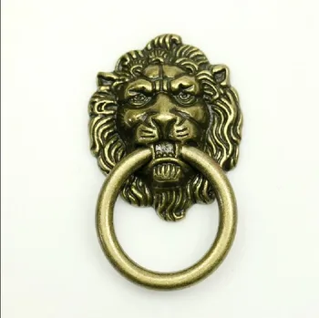 

10Pcs/Lot Lion Head Kitchen Cabinet Knob and Drawer Pull(Sizes:67mm*42mm,Ring Diameter:40mm)
