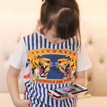 2017 Baby Kids Clothes Cool Tiger Animal Pattern T shirt Summer Fashion Tops Tee for Boys
