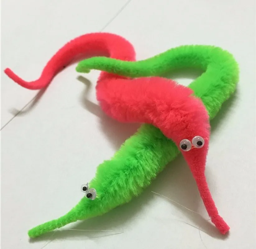 magic twisty fuzzy worm