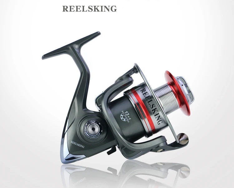 Roda de Fiar de Metal Carretel de Pesca Isca de Pesca Carretilha de Pesca Bobinas de Pesca 13 + 1bb 1000-7000 tipo de Série Wheels Spinning Reel 1 Roqueiro Cnc Carretel Pesca Molinete Rocha Alimentador sr Hot 5.1: 1 Hot wheels spinning reel 5.1: 1 13