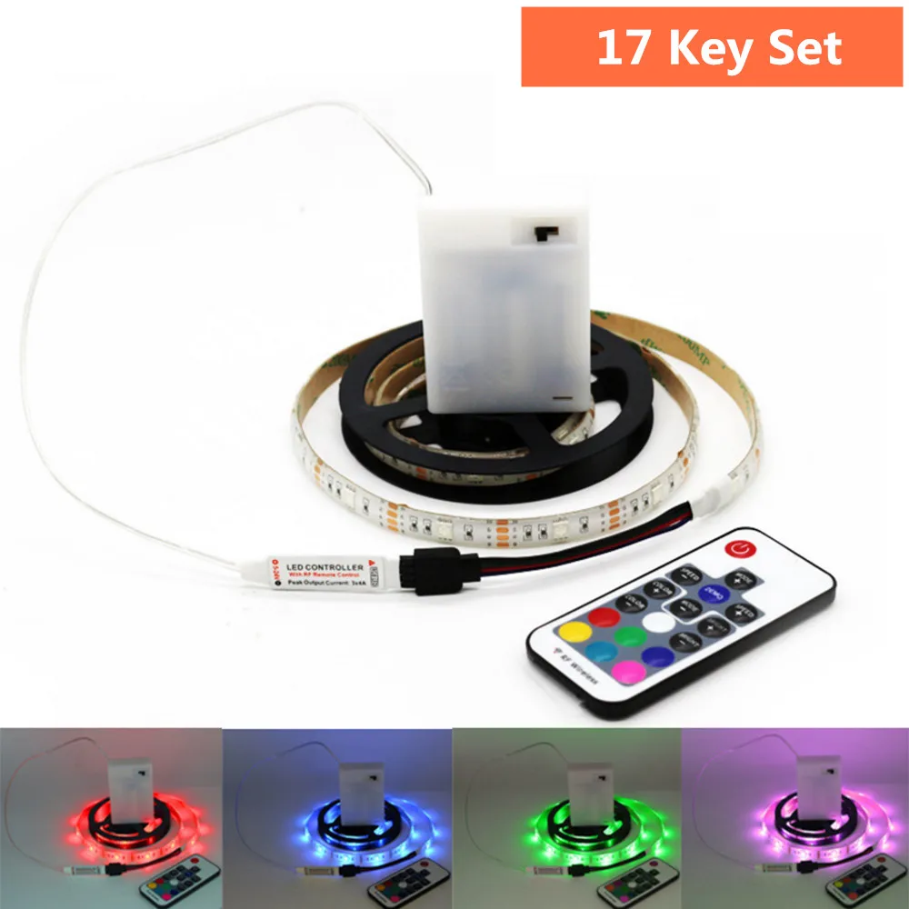 Светодиодная лента RGB водонепроницаемая светодиодная 5050 5 В гибкая 0 м 1 2