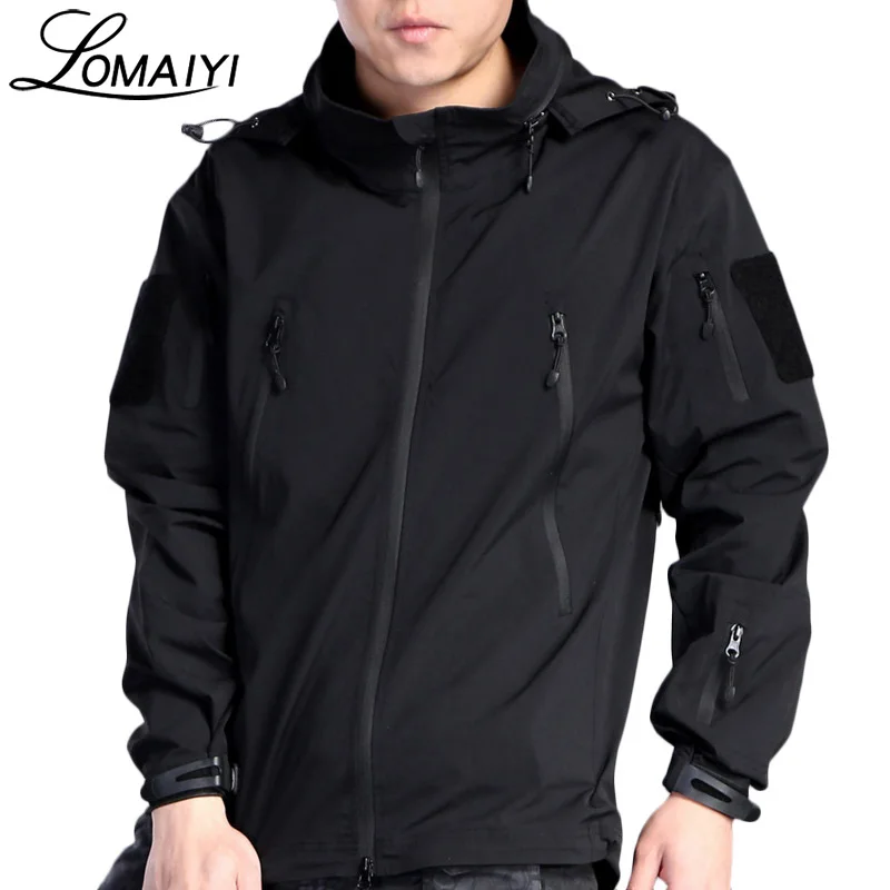 LOMAIYI Waterproof Nylon Military Male Jacket 2017 Spring Summer Army Style Men s Coat Men Windbreaker