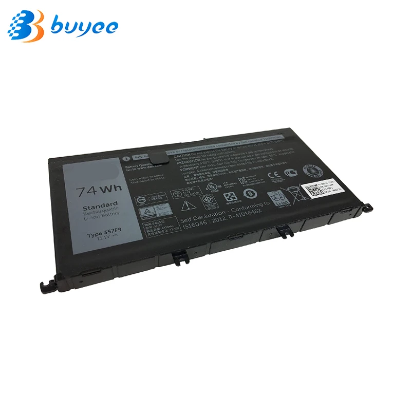 11 1 V 74WH 357F9 оригинальный Батарея для Dell Inspiron 15-7000 7559 7557 7566 7567 5576 INS15PD-1548B INS15PD-1748B