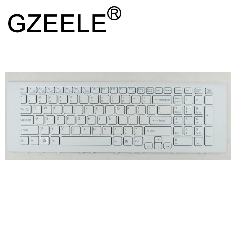 

Новая клавиатура для ноутбука GZEELE, белая клавиатура 17,3 с рамкой для SONY VAIO vpgeVPC-EJ VPC EJ 148972311 дюйма