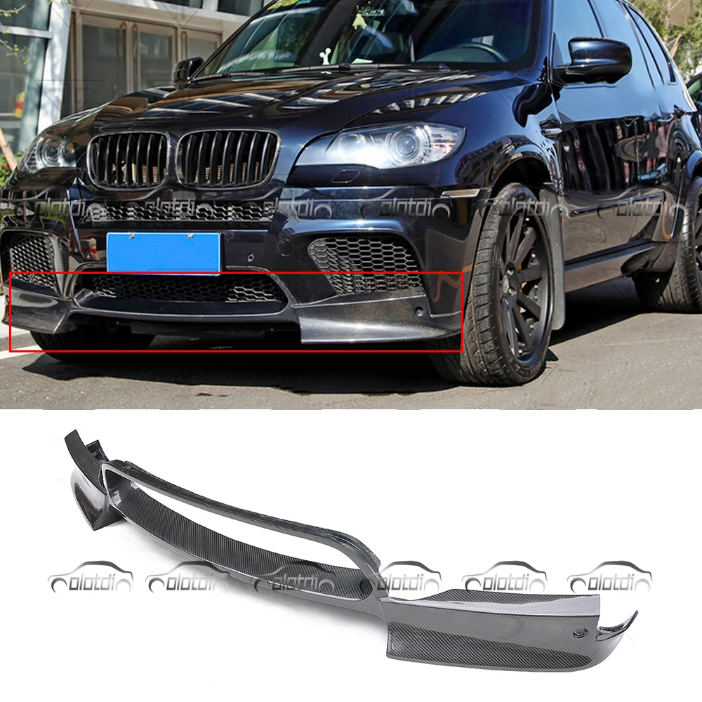 Автомобильный Стайлинг спойлер переднего бампера для BMW E70 E71 X5M X6M|Амортизаторы| |