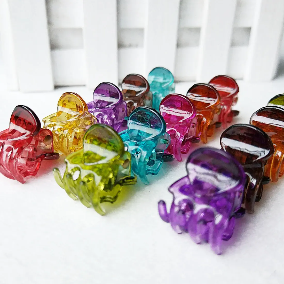 

12pcs Children Mini Hairpin New Fashion Baby Girls Small Hair Claw Cute Candy Color Hair Jaw Clip Hair Accessories