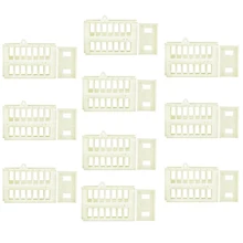 BESTOYARD 10 шт. функциональная клетка для пчелиной матки Match-box Moving Catcher клетка инструмент пчеловода(кремовый белый