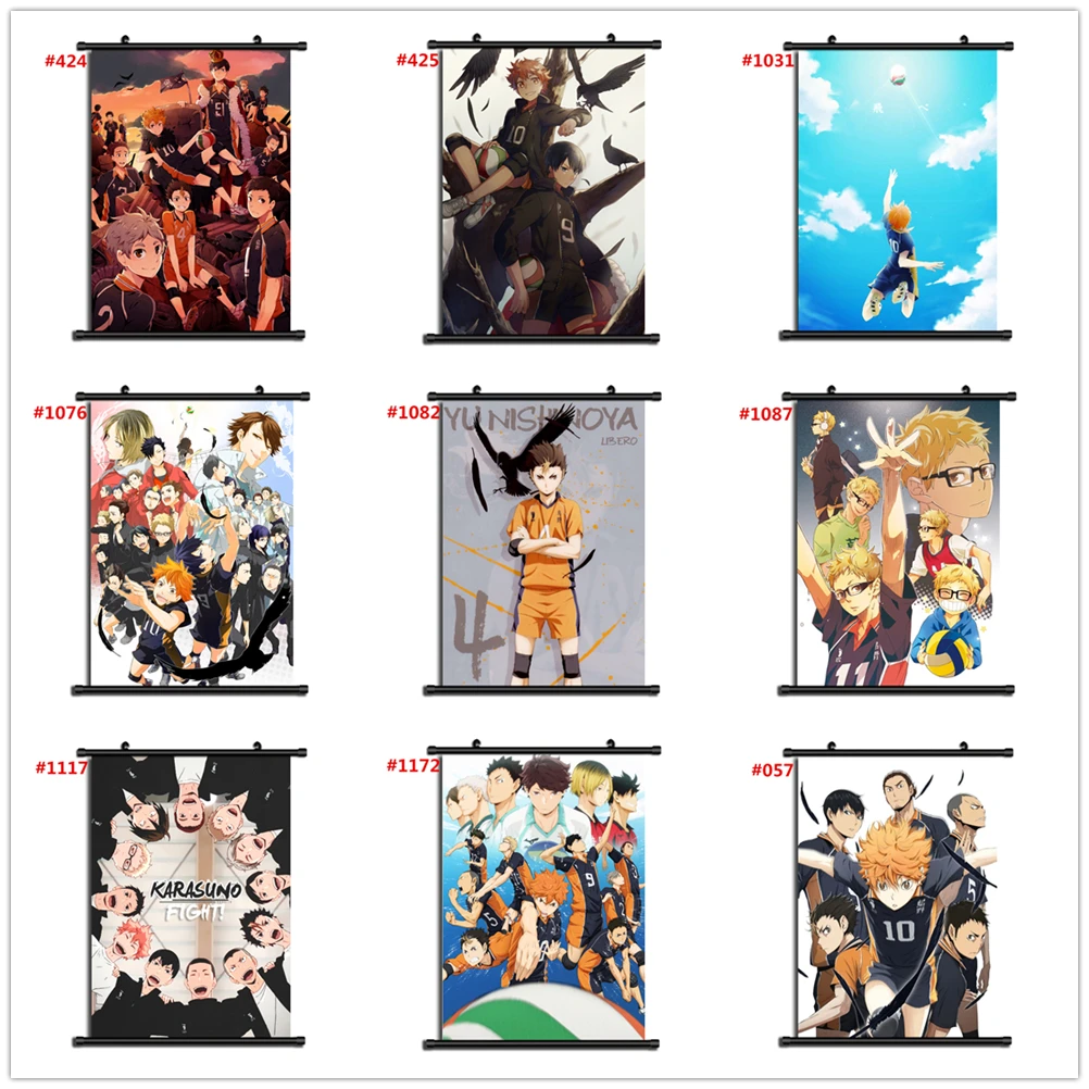Haikyuu! Haikyuu Аниме Манга настенный плакат свиток украшение для дома настенное
