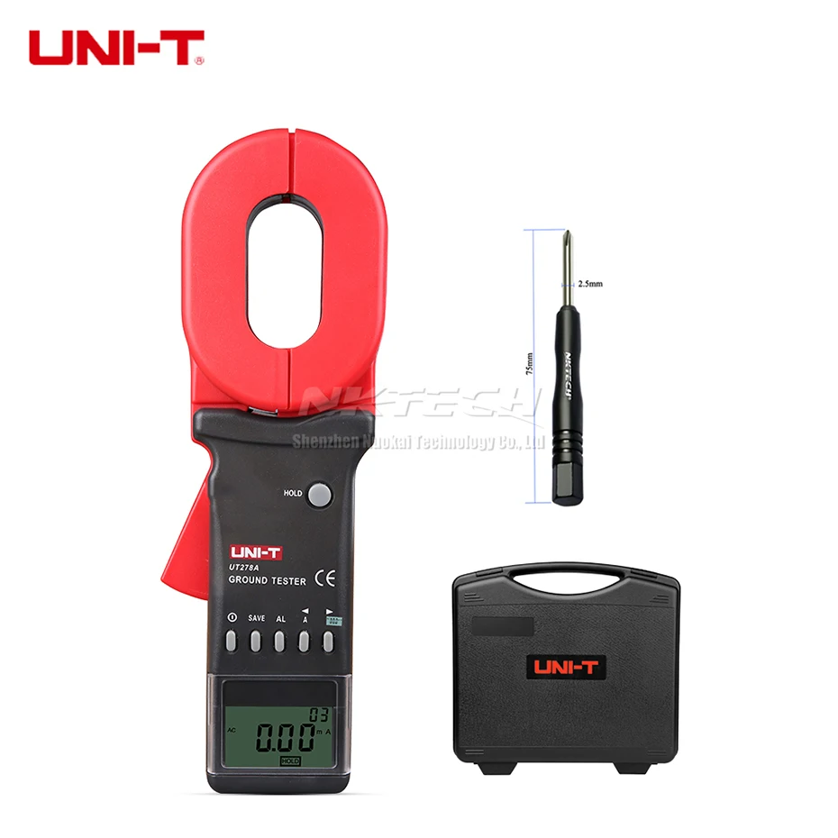 UNI-T UT278A UT276A UT275 UT273 Зажим заземления тест er цифровой измеритель сопротивления заземления Тестер Утечки тока Мегаомметр - Цвет: UT278A Leakage 30A