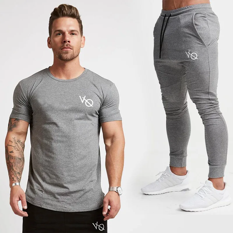 Brand 2018 Spring Summer Men's Fashion Sportswear VQ Shirt +Joggers Sets Clothes Track Tracksuits Male Plus Size Men Set Drop Sh Brand 2018 Spring Summer Men's Fashion Sportswear VQ Shirt +Joggers Sets Clothes Track Tracksuits Male Plus Size Men Set Drop Sh