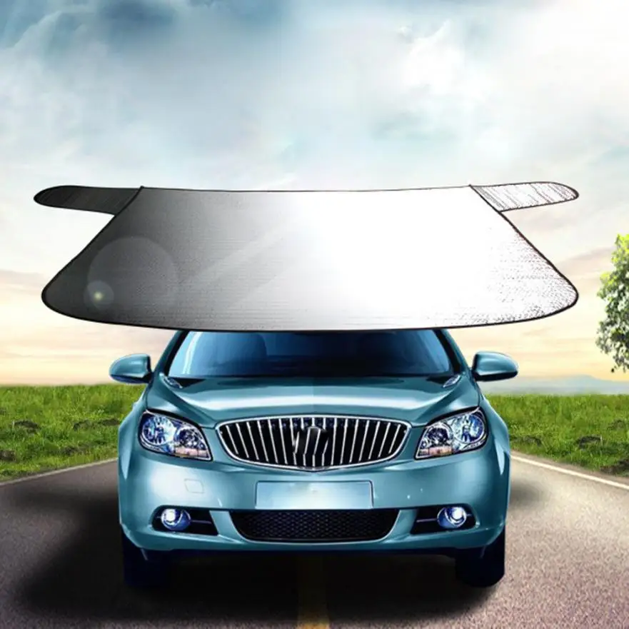 Car-styling Windshield Sun Shade Car Visor Cover Block Front Window Protect Car Window Film 717 levert dropship car-window-covers-for-sun