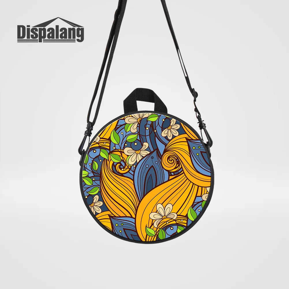 

Dispalang Kids Small Cross Body Shoulder Bags Abstract Flower Pattern Messenger Bag For Children Schoolbags For 0-5 Years Girls