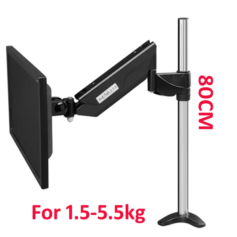 Soporte de mesa giratorio para monitor lcd, estante de montaje en escritorio inclinable, 80cm de alto, DL ZK10 800, 23 y 27 pulgadas| | AliExpress