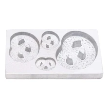 Odoria 1:12 миниатюрные металлические формы для выпечки печенья 4 размера кухонные принадлежности кукольный домик кухонные принадлежности