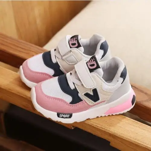 

2019 New Spring Children Sneakers Fashion Baby Girls Sport Sneakers Boys Kids Breathable Running Shoes Cute Soft Child Sneakers