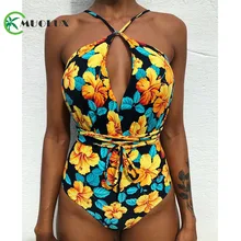 MUOLUX, сексуальный сдельный купальник, женский купальник, пуш-ап, монокини, бандаж, боди, пляжная одежда, купальный костюм, крест-накрест, купальник