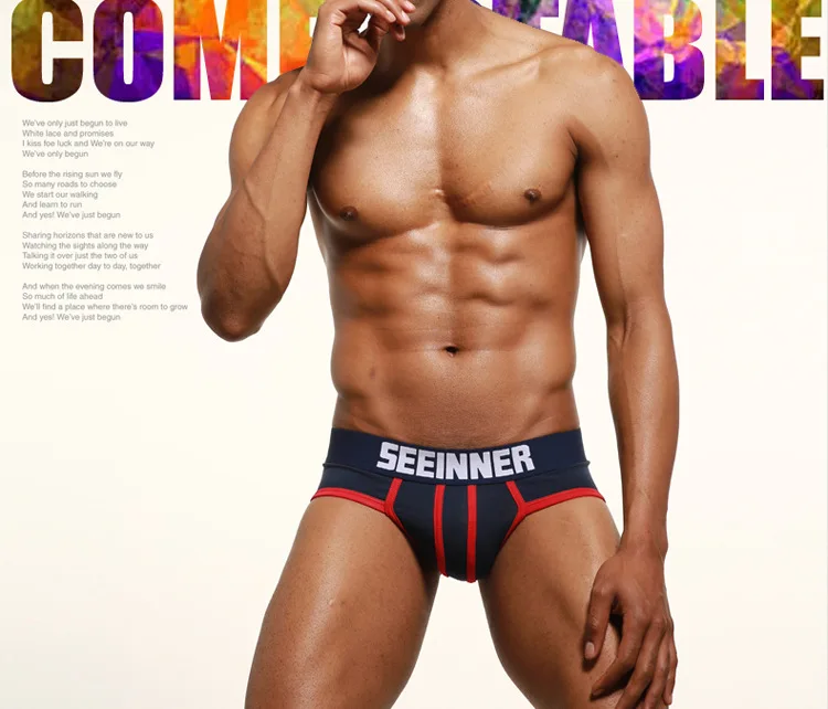 mens underwear briefs Sexy Male Panties Underwear Men's Briefs Shorts Cotton Slip Seeinner Gay Underpants U Convex Calzoncillos Hombre Slips Cuecas mens underwear