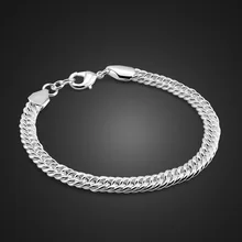 925 пробы Серебряный браслет мужской Выбор модные ювелирные изделия безопасный Властный Браслет подарок на день рождения