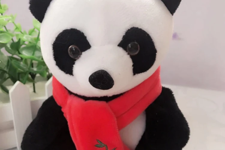23 см Милая мультяшная панда, плюшевые игрушки для малышей, мягкие милые куклы в подарок подарки, куклы, детские игрушки