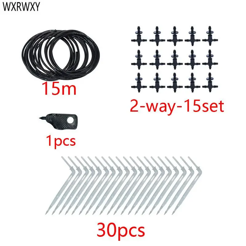 2L 4L 8L стрелка капельная система 4-полосная стрелки 2-полосная передатчик Оросительная Система горшечные растения с теплица, 10 шт./Набор 15 набор - Цвет: 2 way 15set