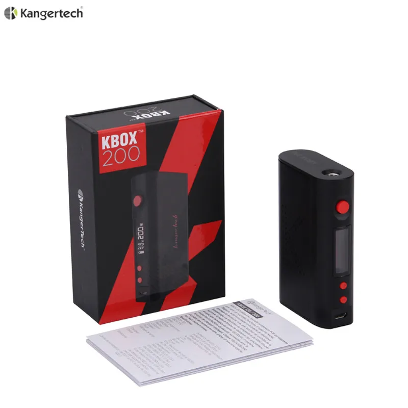 

100% Original Kanger KBOX 200W Temperature Control Variable Wattage Box Mod Powered by 18650 Battery