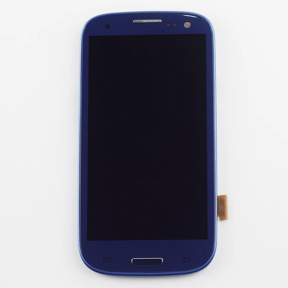 Для samsung Galaxy S3 Neo дисплей с сенсорным экраном дигитайзер в сборе рамка для i9300 i9301